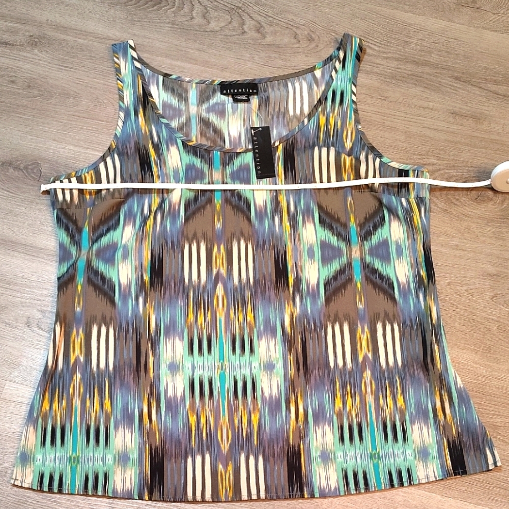 4 For $12🆕Stylish Multicolor Dressy Sleeveless Tank Top NWT
